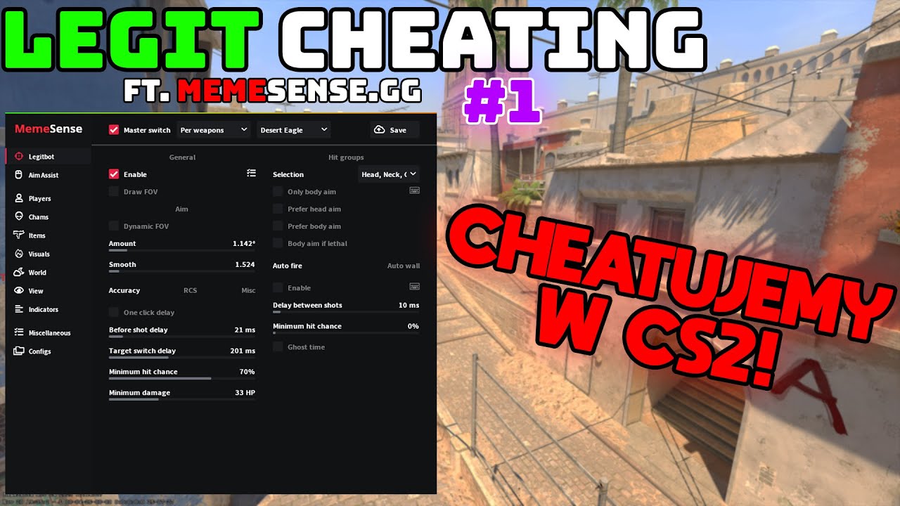 CS2 Legit Cheating ft. memesense.gg #1 - Pierwsze wrażenia