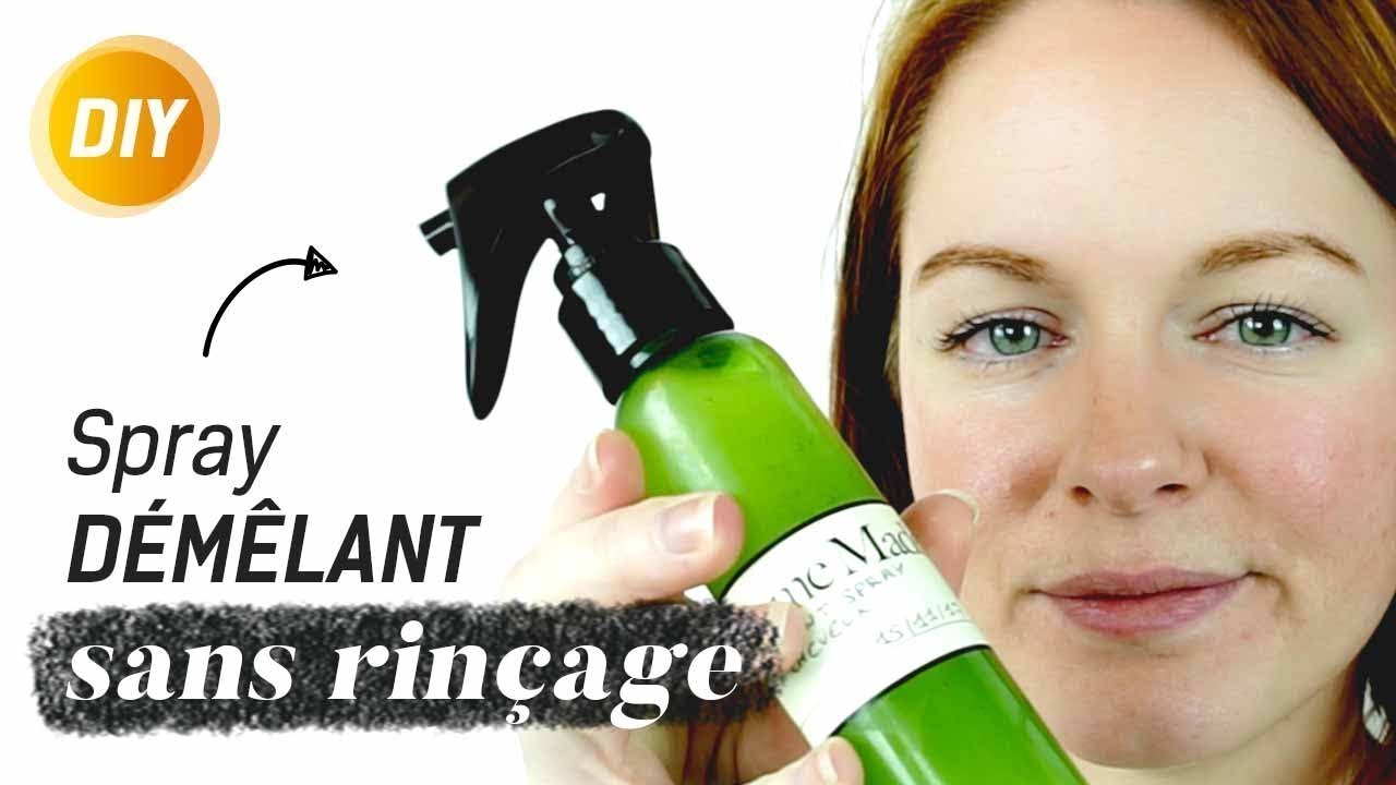 Comment préparer un spray démêlant cheveux sans rinçage, 100% naturel ? - DIY