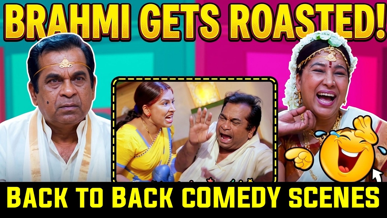 Brahmanandam And Kovai Sarala Best Comedy Scenes Telugu | Brahmanandam B2B Comedy Scenes