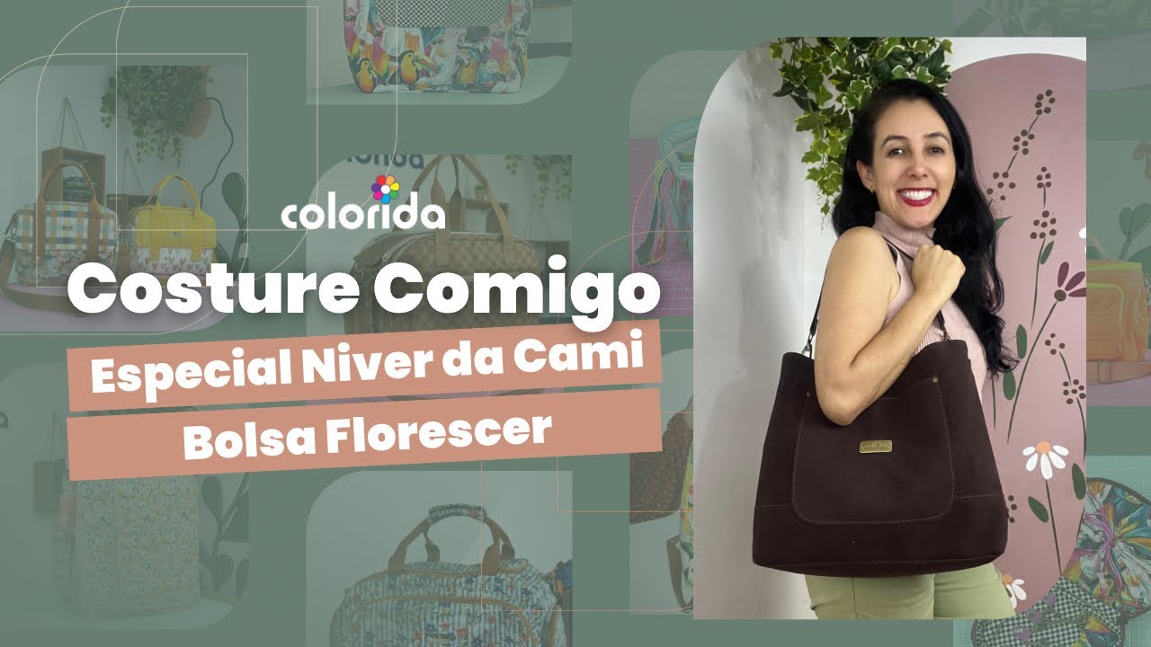 COSTURE COMIGO | BOLSA FLORESCER