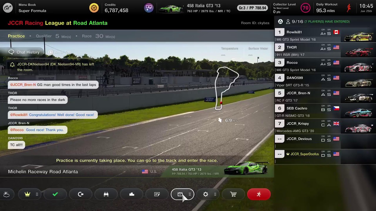 🟢Live - GT 7 JCCR Racing League at Road Atlanta