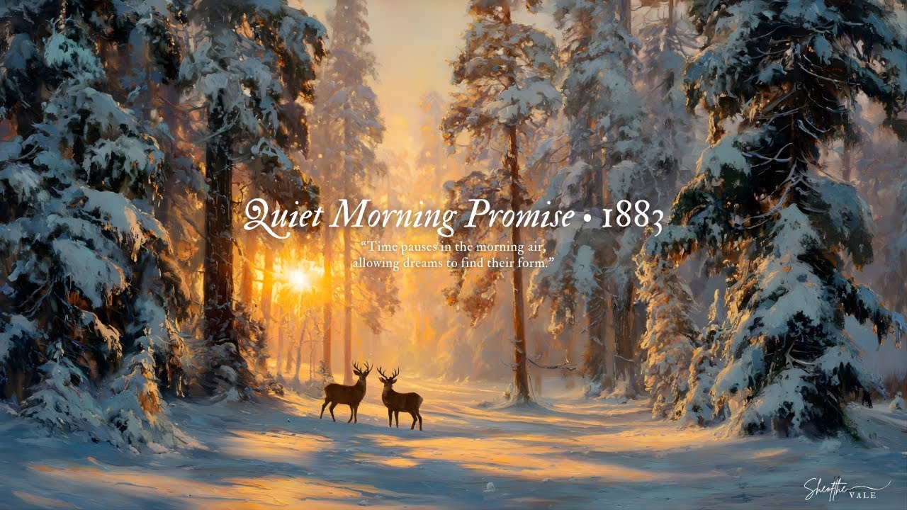 Morning Snow, New Dreams❄️ 🦌 | Peaceful Piano for a New Year | 4K