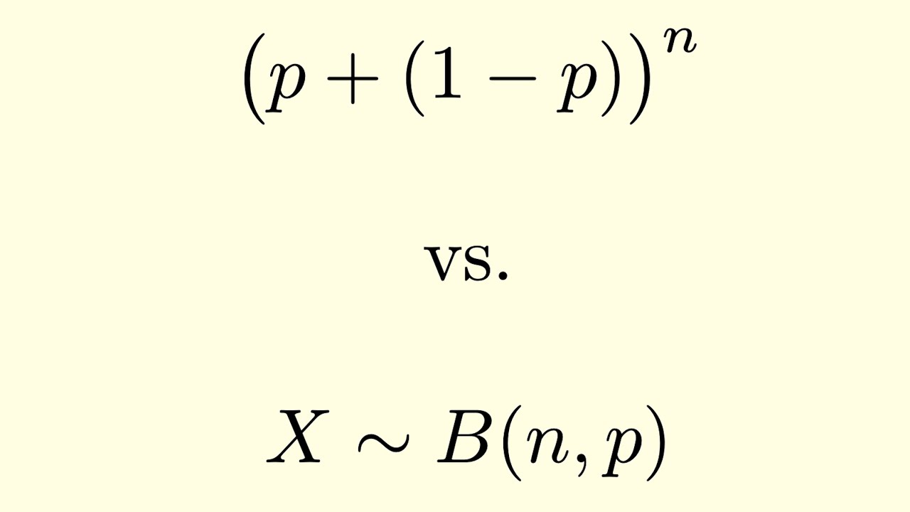 Binomial Distribution/Expansion - A Neat Connection