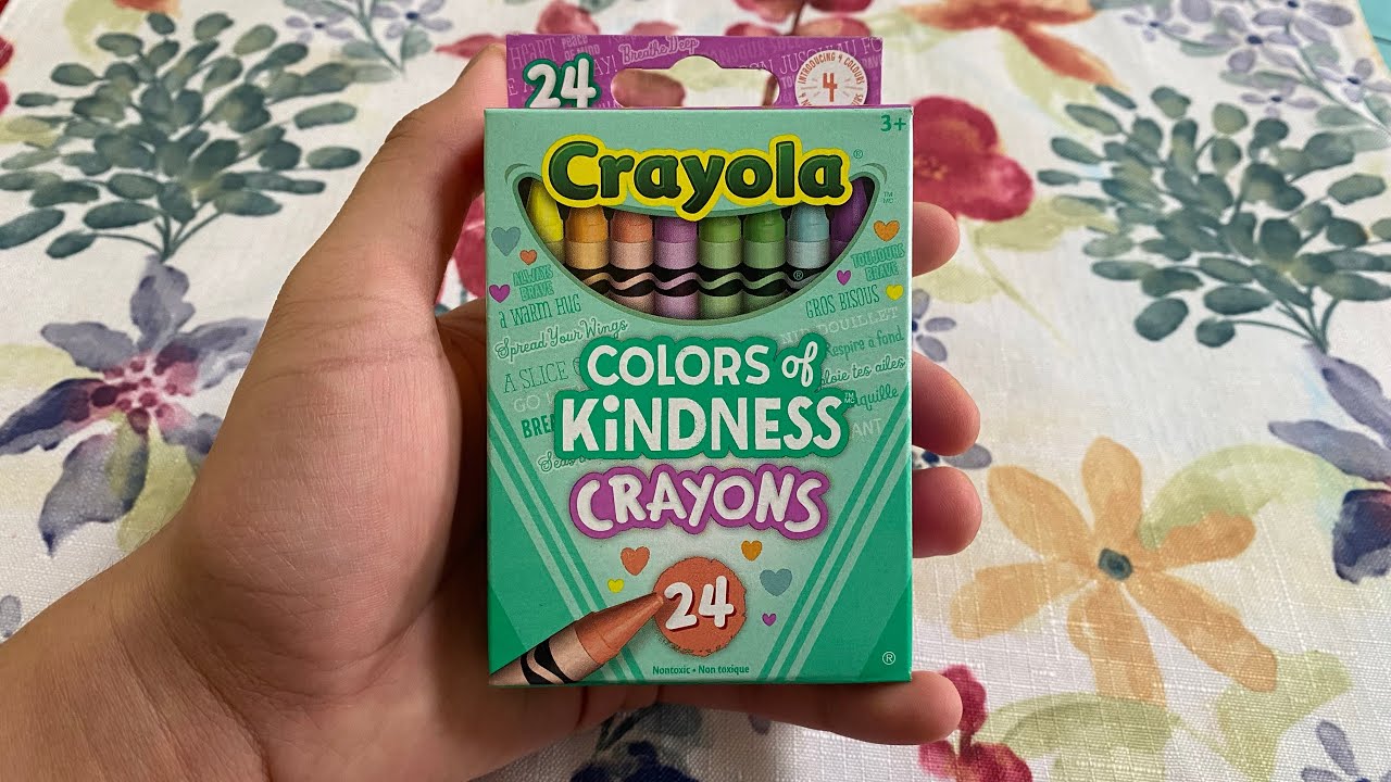The New Product: Crayola Colors of Kindness - 24 Crayon Colors