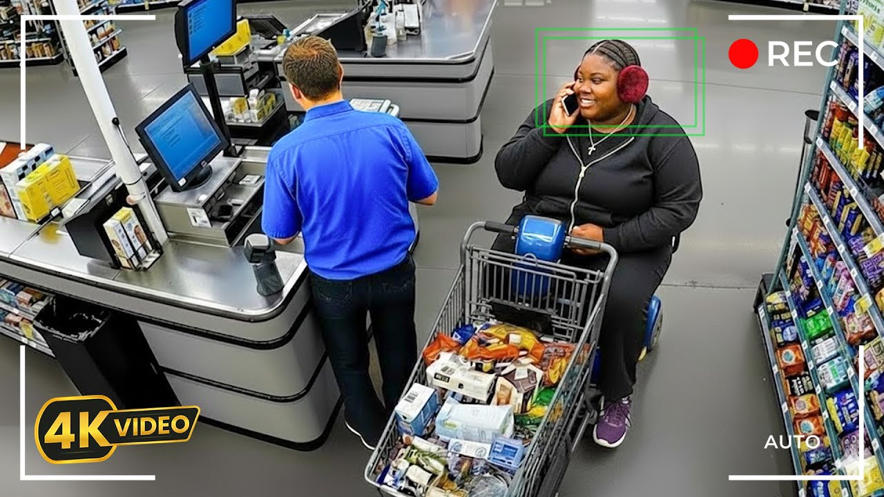 Walmart Shoplifter Didn't Realize the Cameras Were Following Her | Walmart Shoplifter Arrest