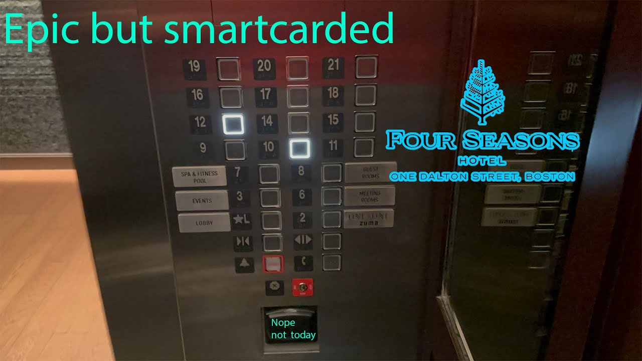 Luxurious KONE Alta elevators @ Four Seasons One Dalton Boston MA