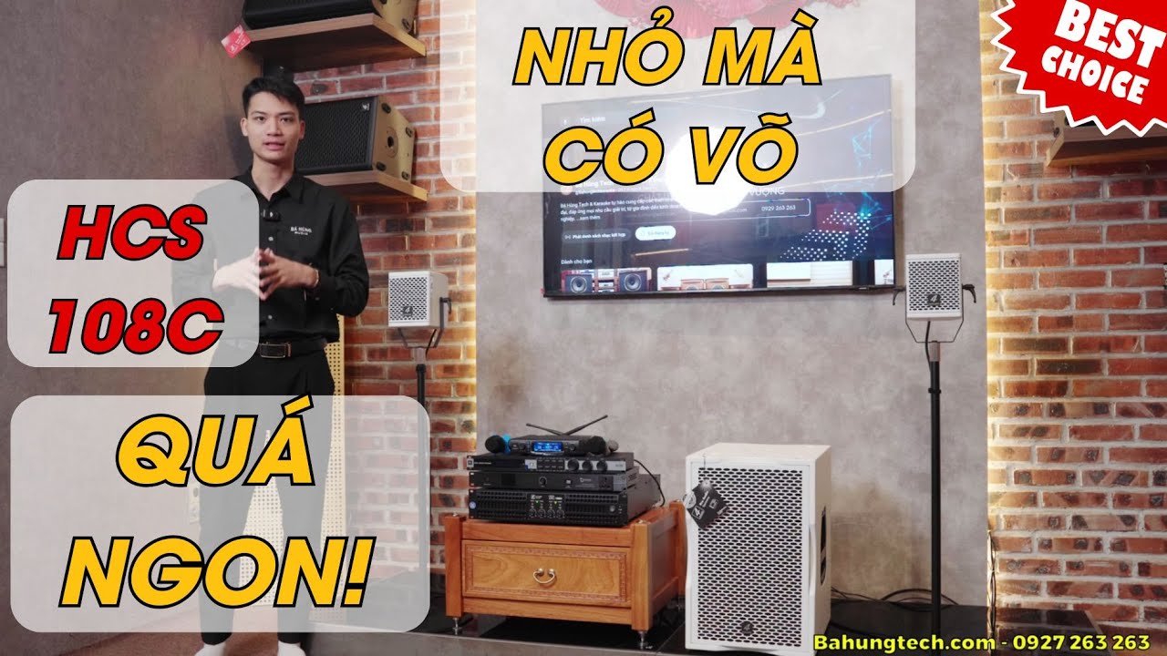 4ACOUSTIC HCS 108C | BỘ DÀN CỰC NHỎ CHO CÁC BÁC ĂN TẾT