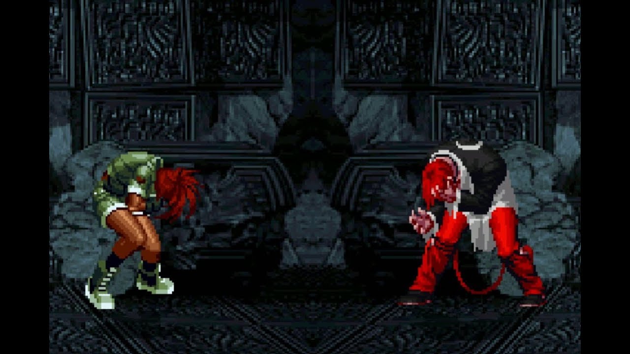 [KOF Mugen] Orochi Leona vs Orochi Iori - Riot of the Blood