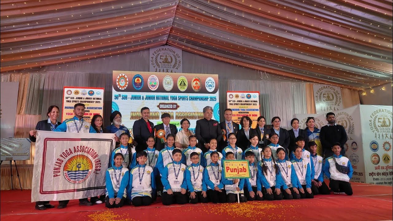50th Sub junior & junior National yoga championship 🌟