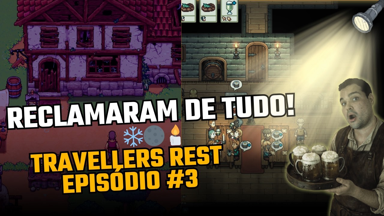 A TAVERNA FICOU NO BREU! Clientes revoltados e muita vassourada! 🕯️💢