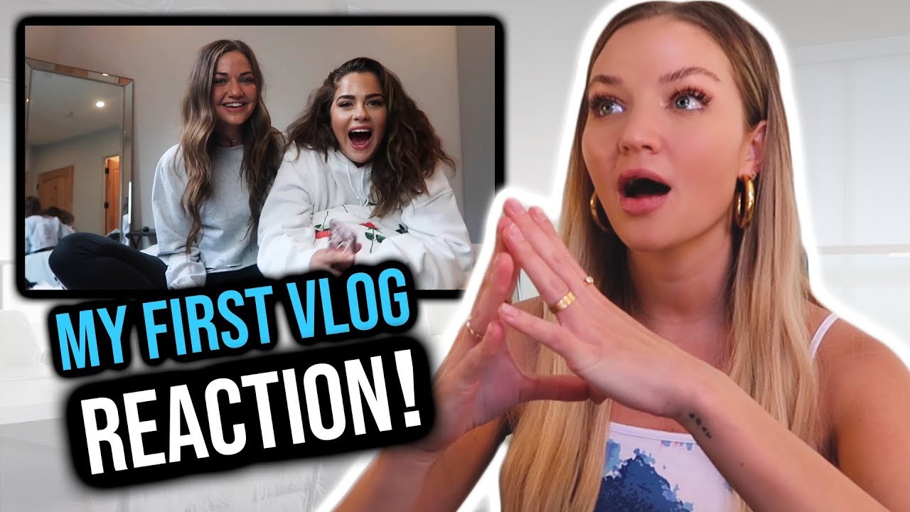 Reacting to my first ever YouTube video!