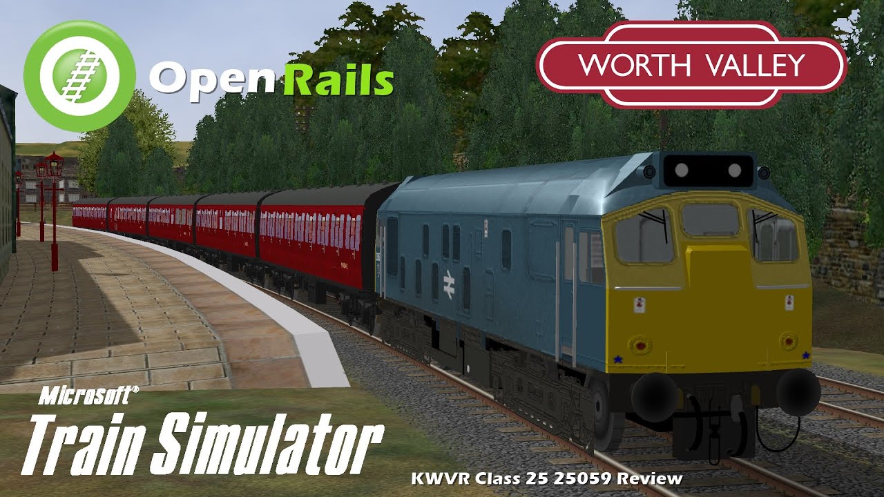OpenRails - Keighley & Worth Valley Class 25 25059 Review (MSTS)