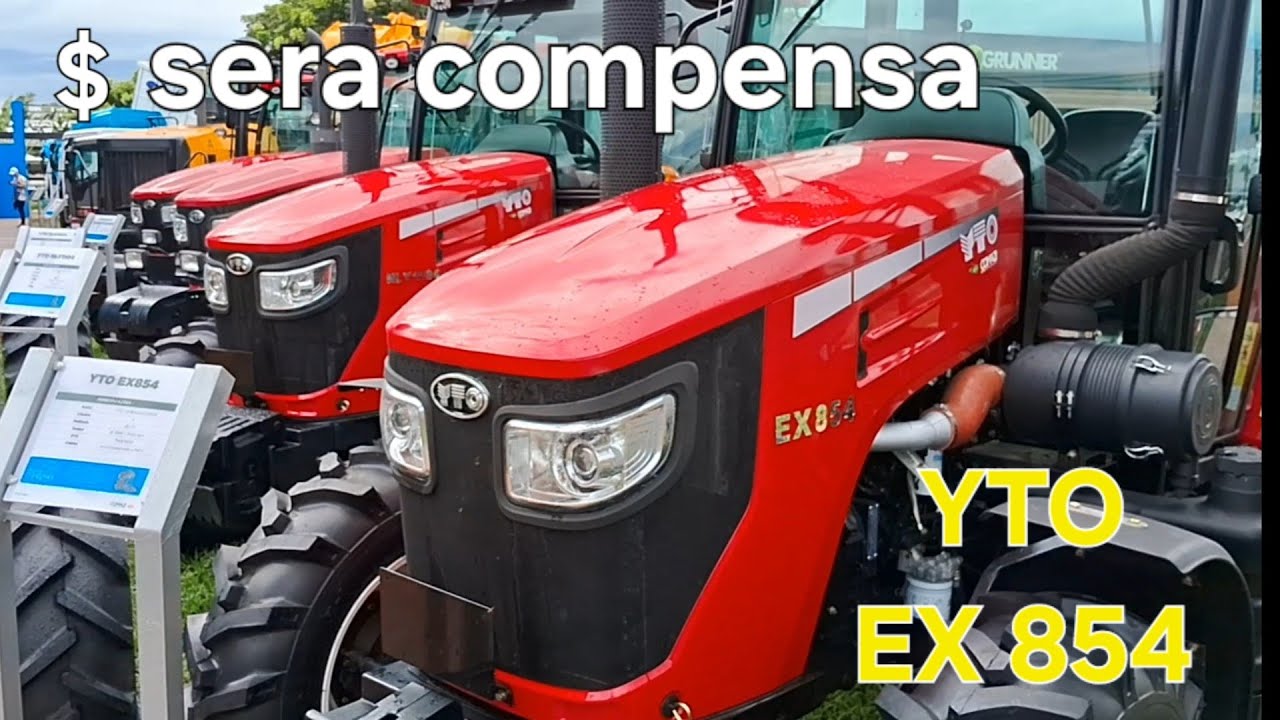 TRATOR YTO EX 854 NA TECNOSHOW COMIGO RIO VERDE GOIAS .