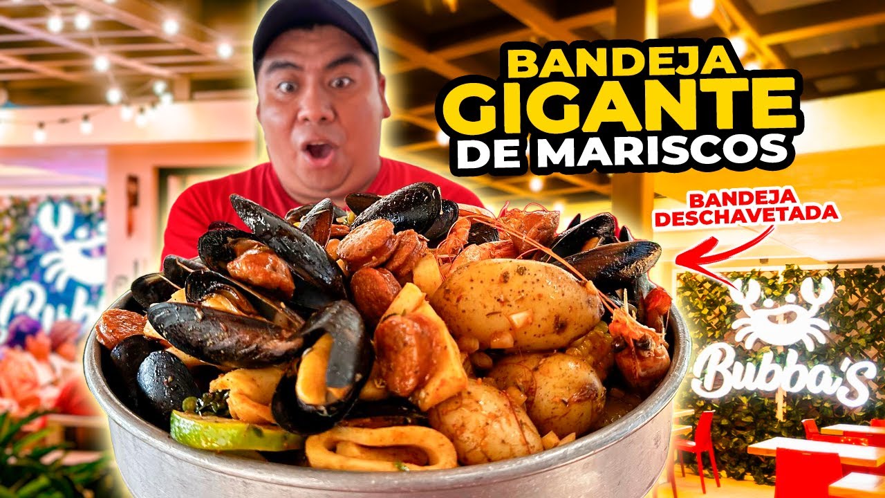 🤤PROBANDO la MEJOR BANDEJA GIGANTE de MARISCOS *super económica*