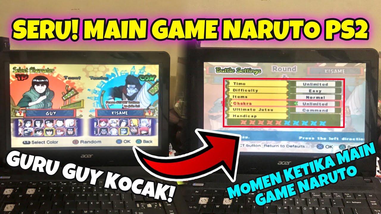 NOSTALGIA! MAIN GAME NARUTO PS2!