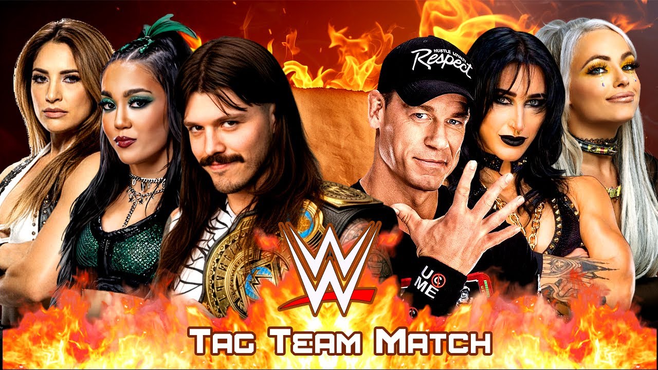 WWE Джон Сина, Риа Рипли и Лив Морган против Доминика Мистерио, Роксанны и Ракель | 07.01.2026 По...