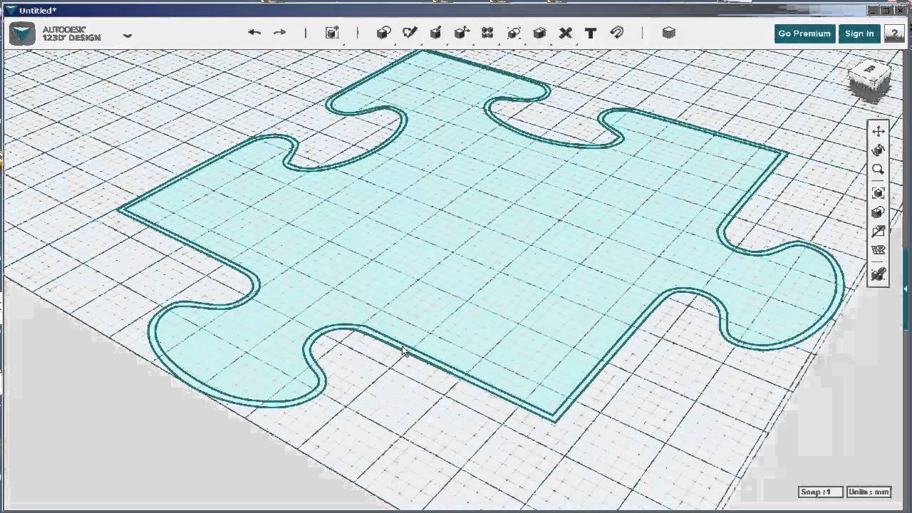 123D Design: Convert Raster to SVG for a Cookie Cutter
