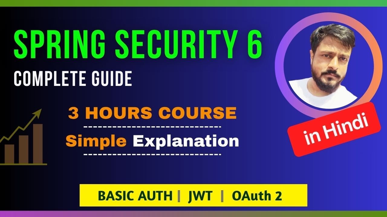 Complete Spring Security Course in Hindi | Basic Auth, JWT, OAuth 2.0 with Keycloak (3 Hours)