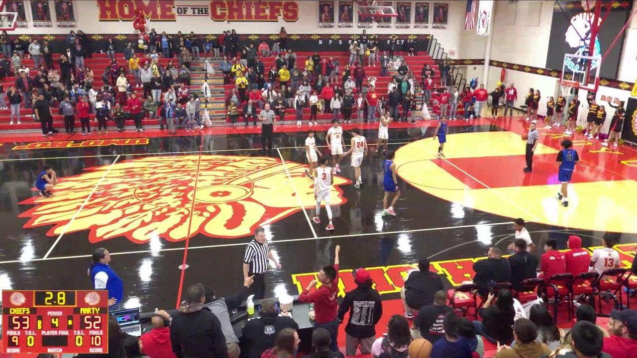 Omaha Nation vs Marty Indian High School Boys' Varsity Basketball