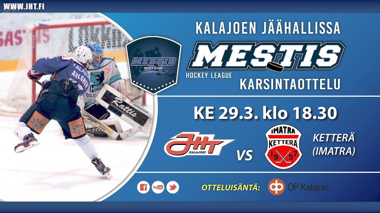 JHT - Ketterä 29.03.2017 Mestis-karsinta maalikooste