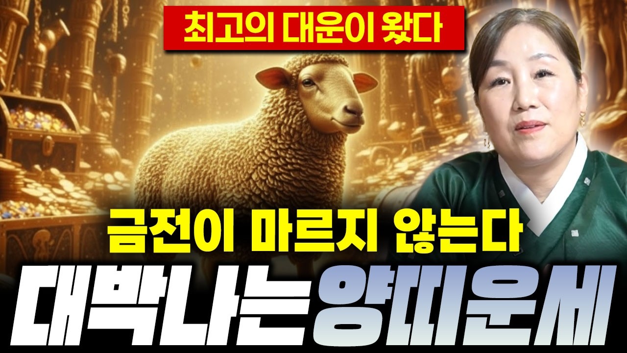 🌟2026년 병오년 양띠운세🌟26년 금전이 마르지 않는다?! 양띠운세 55년생 67년생 79년생 91년생 양띠운세