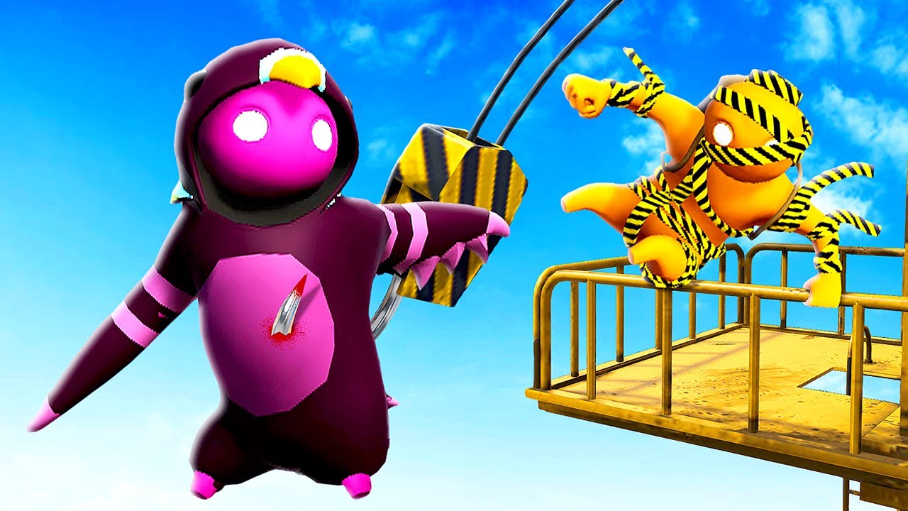 НОВОЕ обновление карты крана уже здесь — Gang Beasts (Забавные моменты)