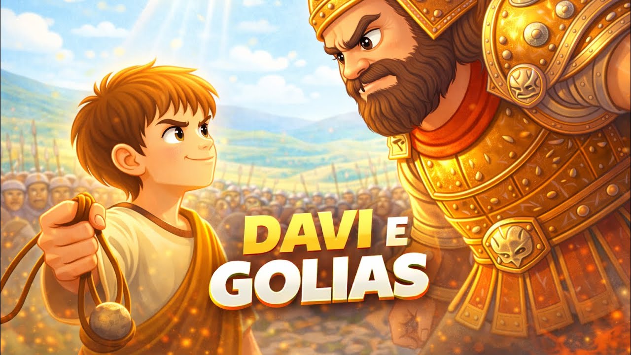 Davi e Golias | Música infantil | Bíblia para crianças 