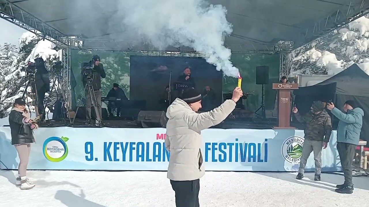 Ordu mesudiye keyfalan kış festivali Samet köşe 