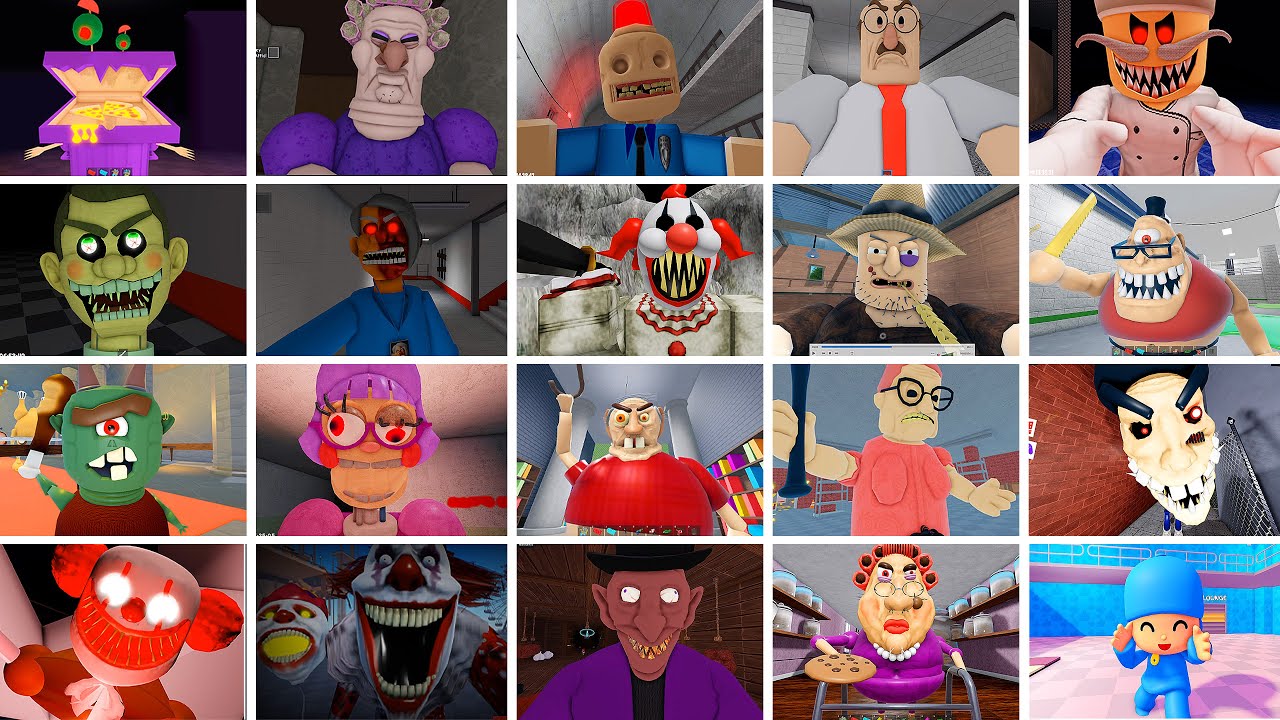 EPIC SCHOOL ESCAPE!,GRUMPY GRAN!,SIREN COP'S PRISON!,GREAT SCHOOL,ZOOTOPIA,ROBLOX JUMPSCARE'S