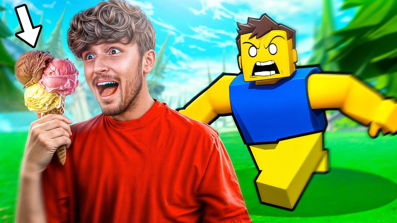 Stealing ICECREAM FROM KIDS in Roblox..