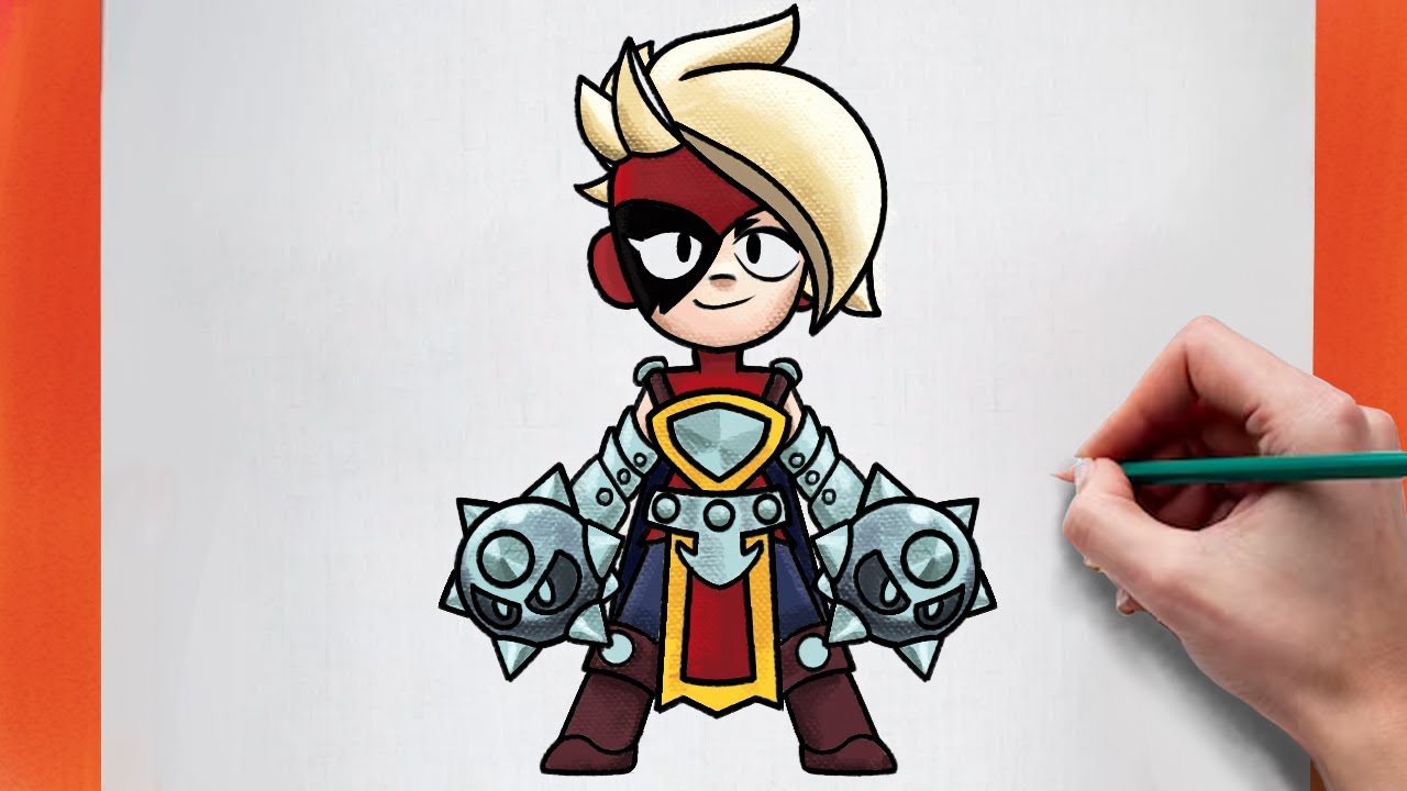 How to draw Lumi brawl stars - How to draw Brawl Stars