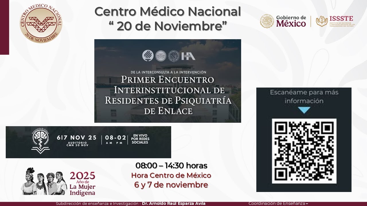 Primer Encuentro Interinstitucional de Residentes de Psiquiatría de Enlace