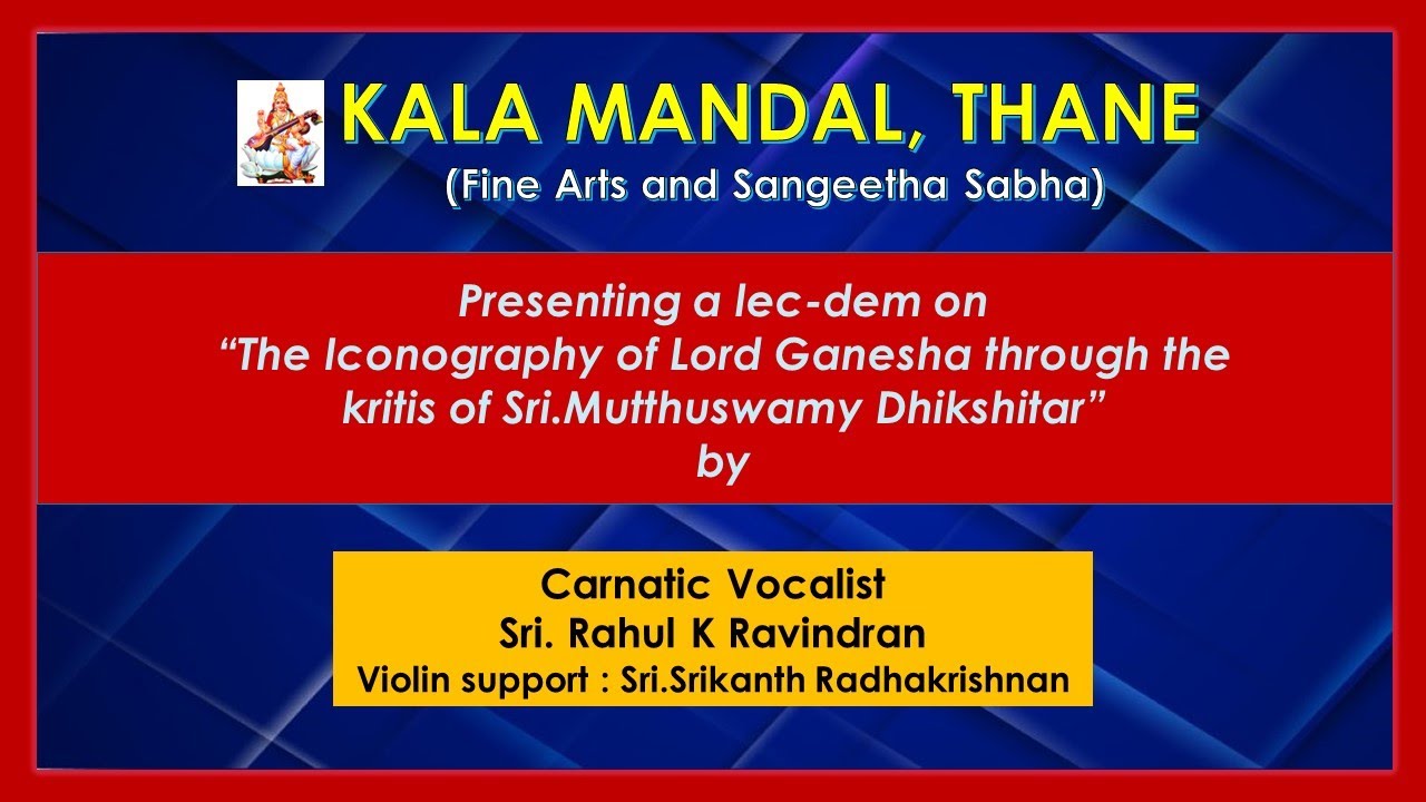 Rahul K Ravindran performs for Kala Mandal - Thane