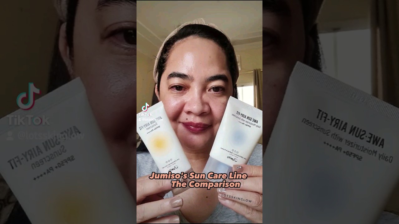Jumiso's Sun Care Line - the comparison! 