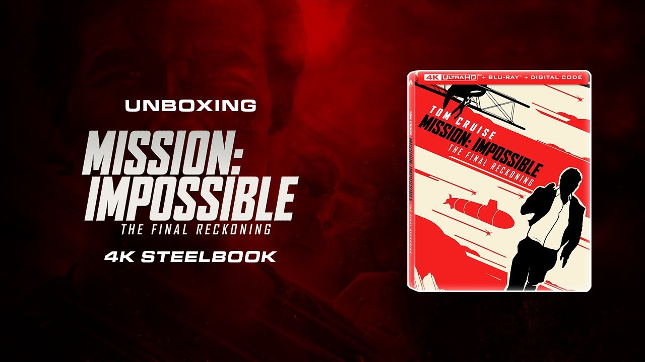 Unboxing Mission Impossible The Final Reckoning 4K Steelbook ft. Carlos Huerta