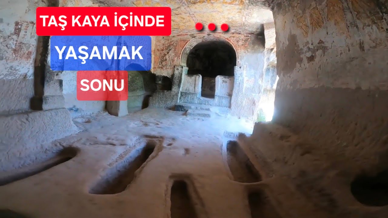 TAŞ KAYA İÇİNDE YAŞAM İZLERİ, ÜRGÜP CEMİL KEŞLİK MANASTIRI 