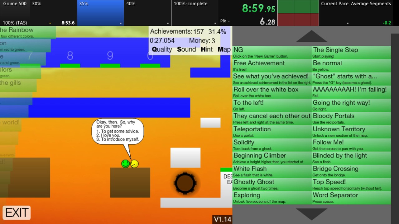 Goime500 TAS100% in 3:57.837 - By Futurama39 [Original] [Former WR]