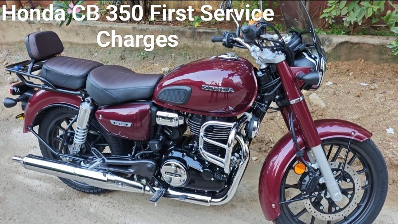 Honda CB350|First Service Cost in Sep 2024