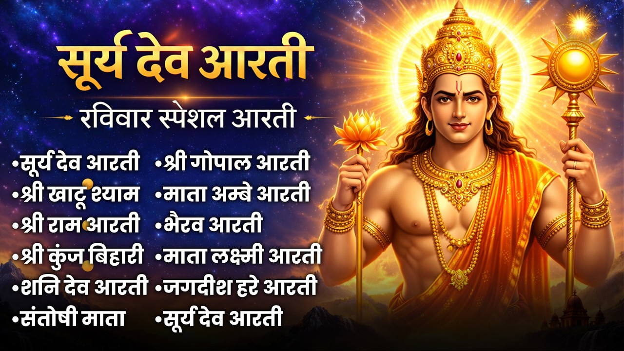 Sunday Morning Bhakti | Surya Bhagwan Aarti Jukebox | Full Aarti Audio Jukebox 2026 | Jai Surya dev