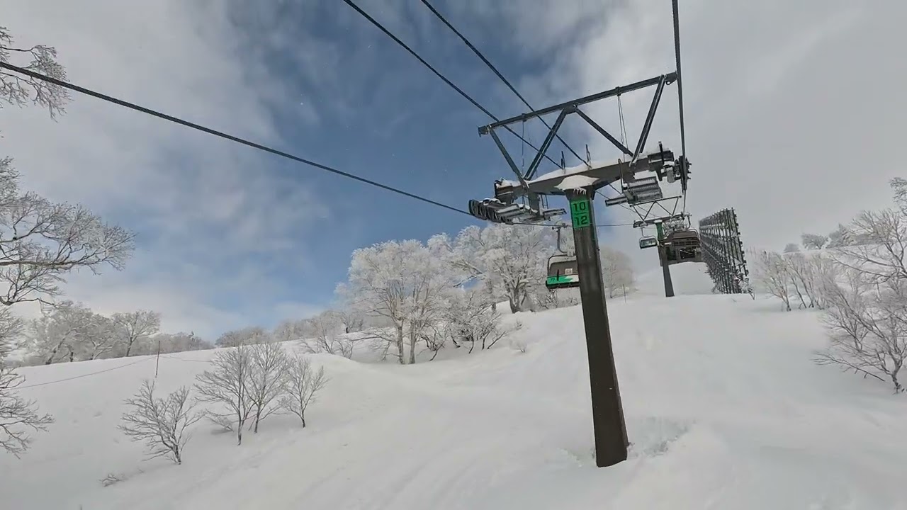260217 Nagamine No.2 Express chair-lift, Kiroro
