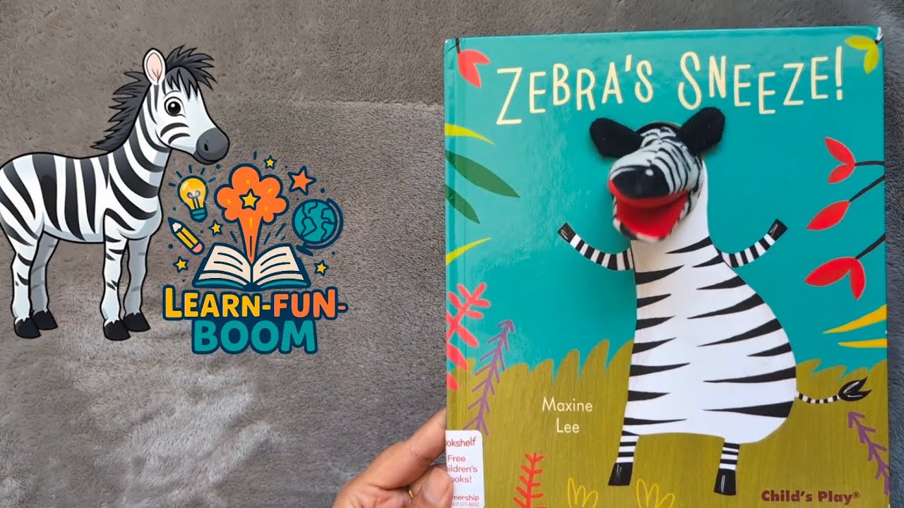 Zebra's Sneeze! 🦓 by Maxine Lee 🖊️Read Aloud Book ❤️