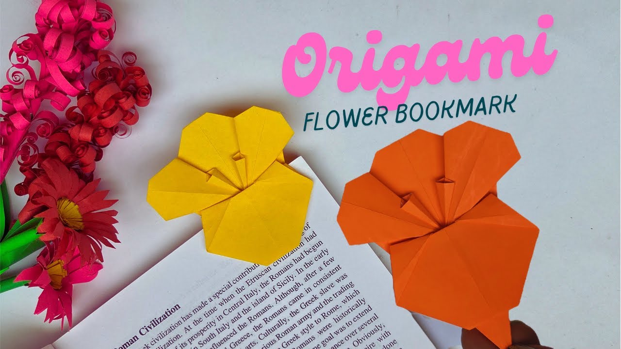 DIY Bookmarks || Origami Bookmark Flower ❤️ || craftboat
