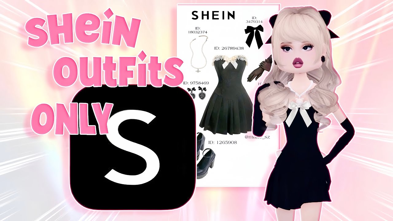 Only WEARING SHEIN Outfits In Dress To Impress!