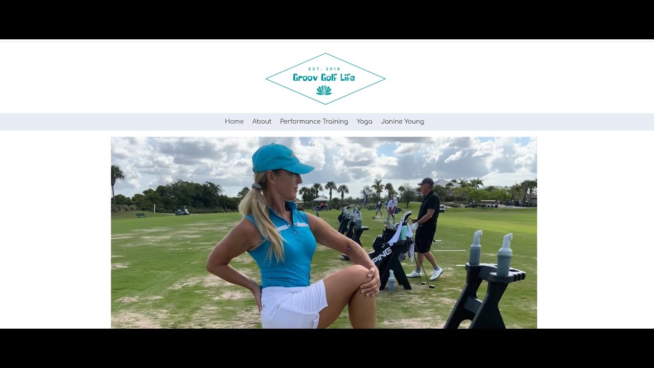 Get YOUR GOLF GROOV ON!  Golf Trainer and Fitness Coach Janine Young shows there's more to the game!