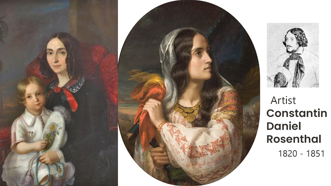 Artist Constantin Daniel Rosenthal (1820 - 1851) Romanian Painter & Sculptor | WAA