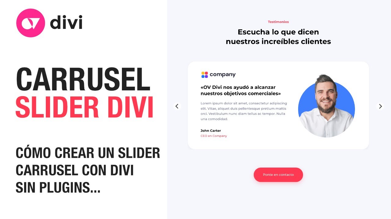 Cómo crear un increíble carrusel de testimonios en divi con flickity.js sin plugins
