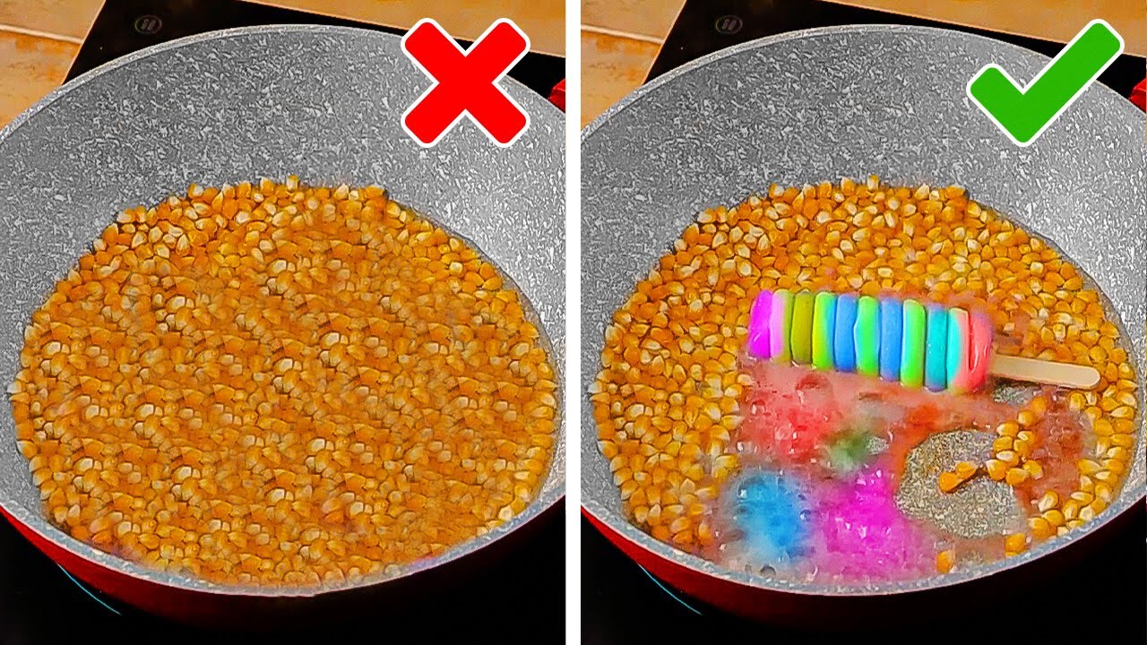 Ricette di dolci semplici: Come fare il perfetto popcorn dolce arcobaleno