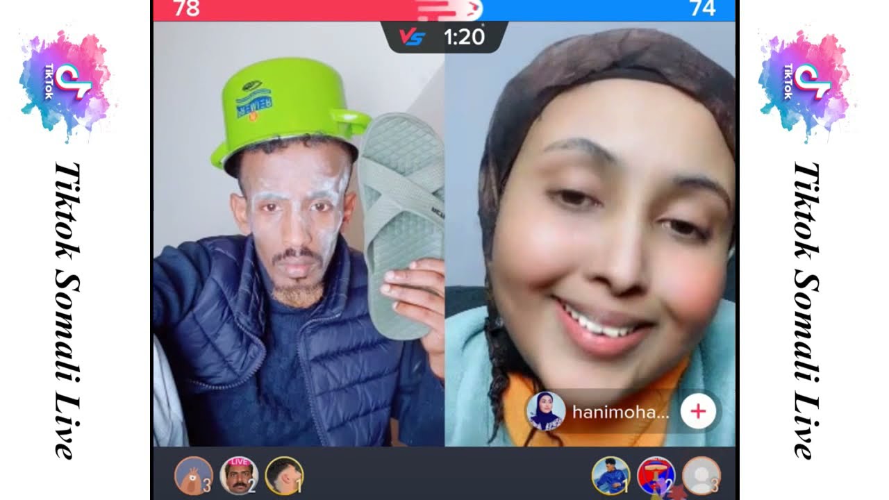 Ciyaartii Xaley, Hani Mohamed iyo Ayuub Kaarlo  || Somali Tiktok Live 2021