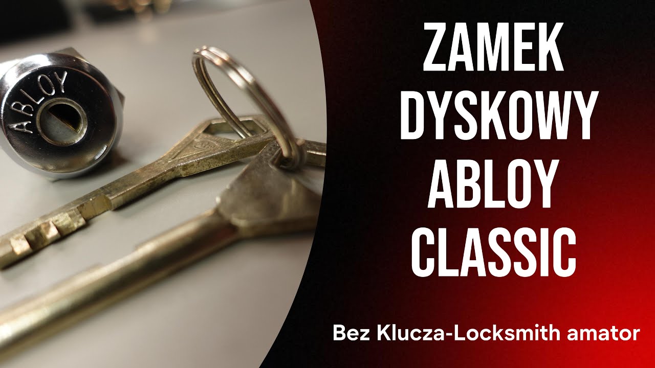 65. Abloy Classic - Zamek dyskowy. Zwytrychowany i wybebeszony.