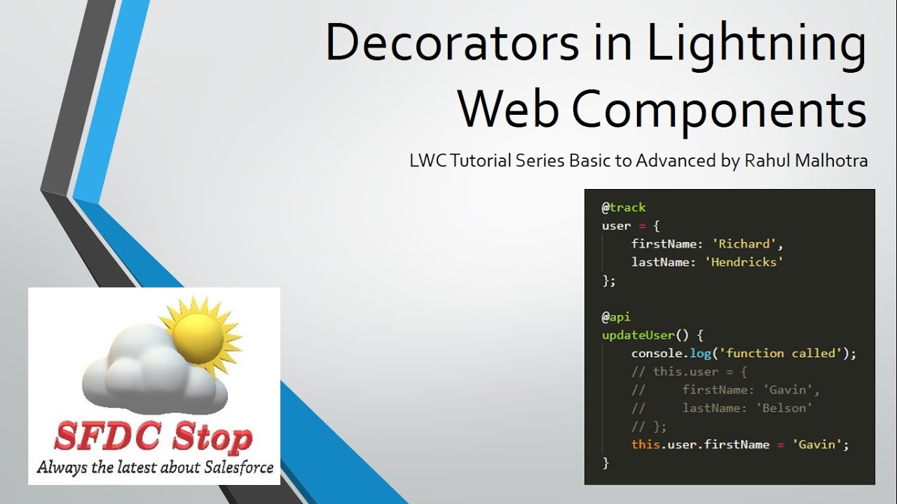 LWC Decorators | LWC Salesforce Tutorial | Basic to Advanced